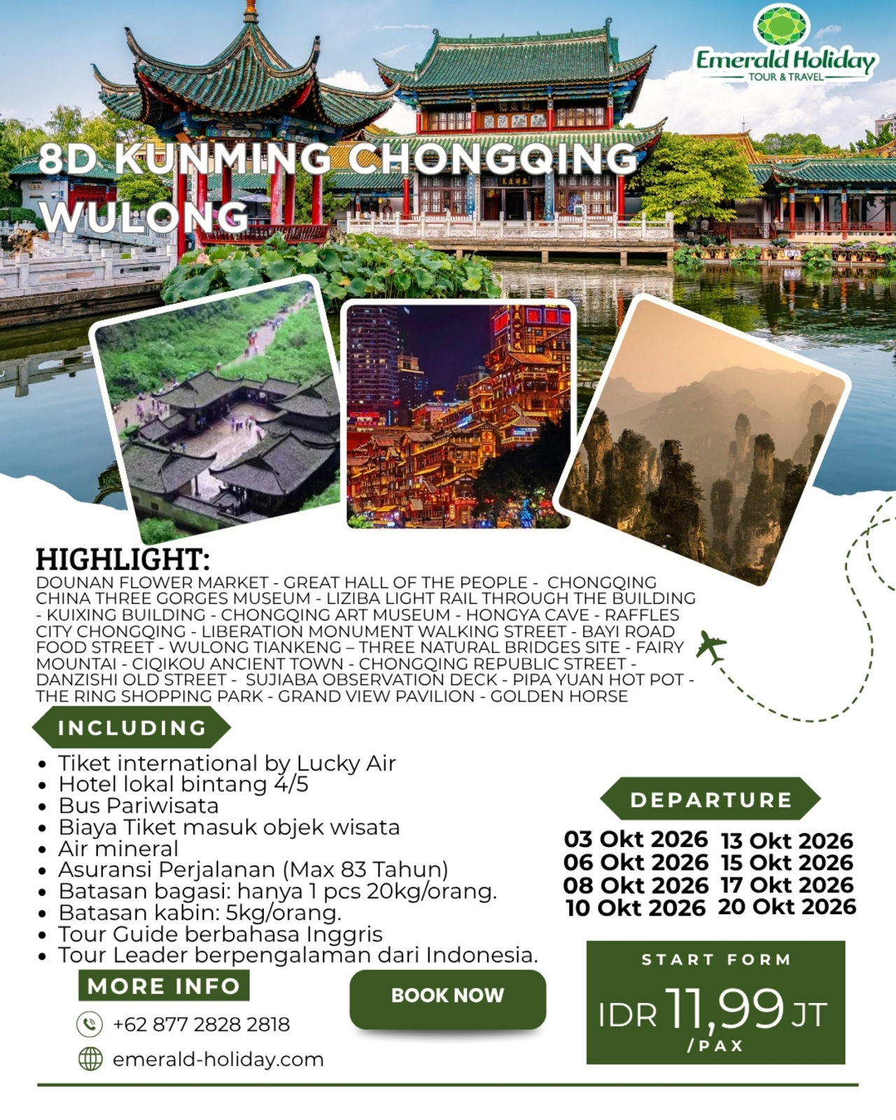8D (KUNMING CHONGQING WULONG 3)